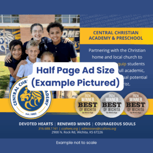 Playbill Ad - Single Show Half Page Size