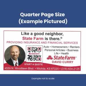 Playbill Ad - Single Show Quarter Page Size
