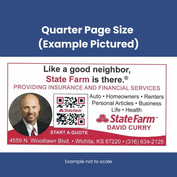 Playbill Ad - Single Show Quarter Page Size